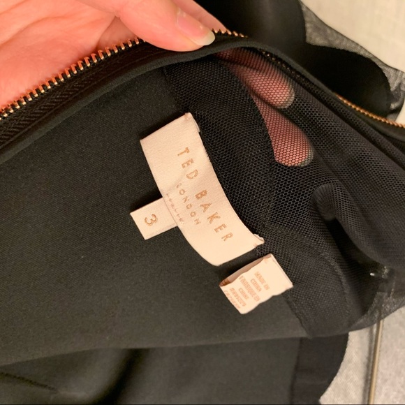 Ted Baker Kikoh Mesh Skater dress Size 8 - Picture 6 of 7